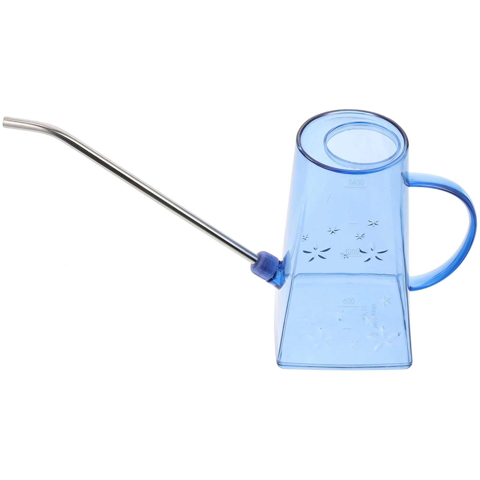 

1pc Stainless Steel Long Spout Watering Can Transparent Durable Gardening Tool For Indoor Outdoor Plants Succulents