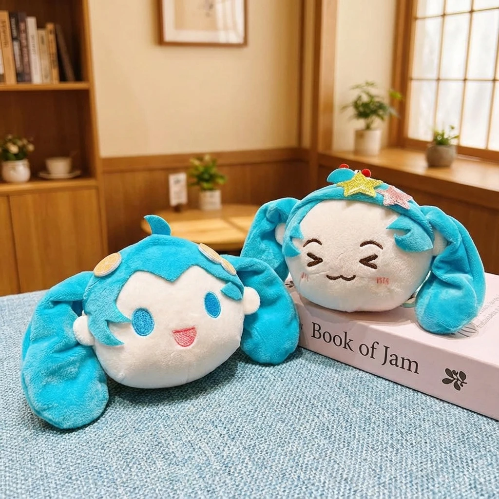 

Cute Plush Cartoon Chubby Hatsune Miku Doll Adorable Girl Coin Purse Keychain Toy Pendant Soft Stuffed Animal Anime Character