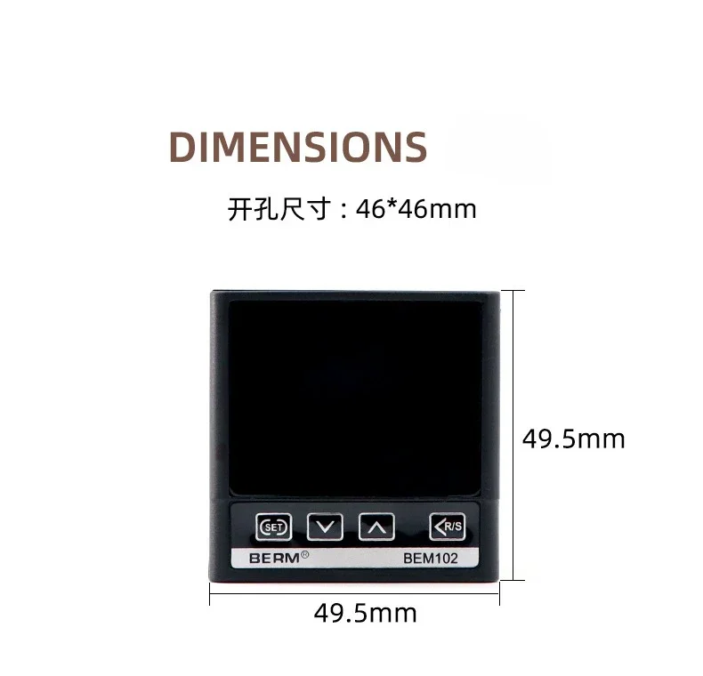 Thermostat Intelligent AC180-240V SSR/REALY Dual Output