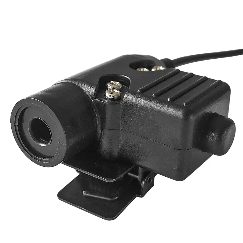 Tactical Headphone Adapter U94 PTT Military PTT for Baofeng Walkie Talkie MOTOROLA 1-pin Plug Military Headset Adapter