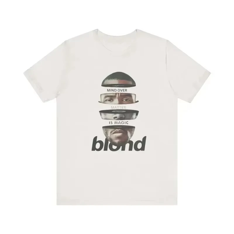 Rapper Frank Retro Grafik T-Shirt Herren Hip-Hop Ocean Album Kleidung T-Shirts Y2k Unisex Blond Mode Übergroßes Baumwoll-T-Shirt – Detail 5