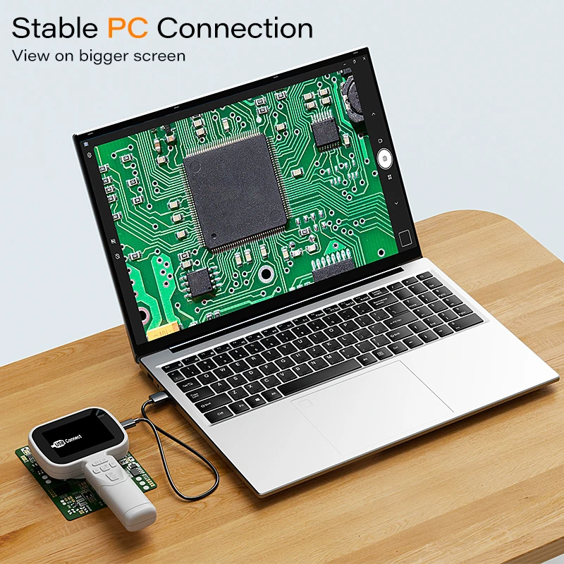2,8'' IPS-Digitalmikroskop mit HD-Kamera, 3-in-1-LED-Handlupe, Video, 100-fache Vergrößerung, für die Reparatur von Elektronik – Detail 12