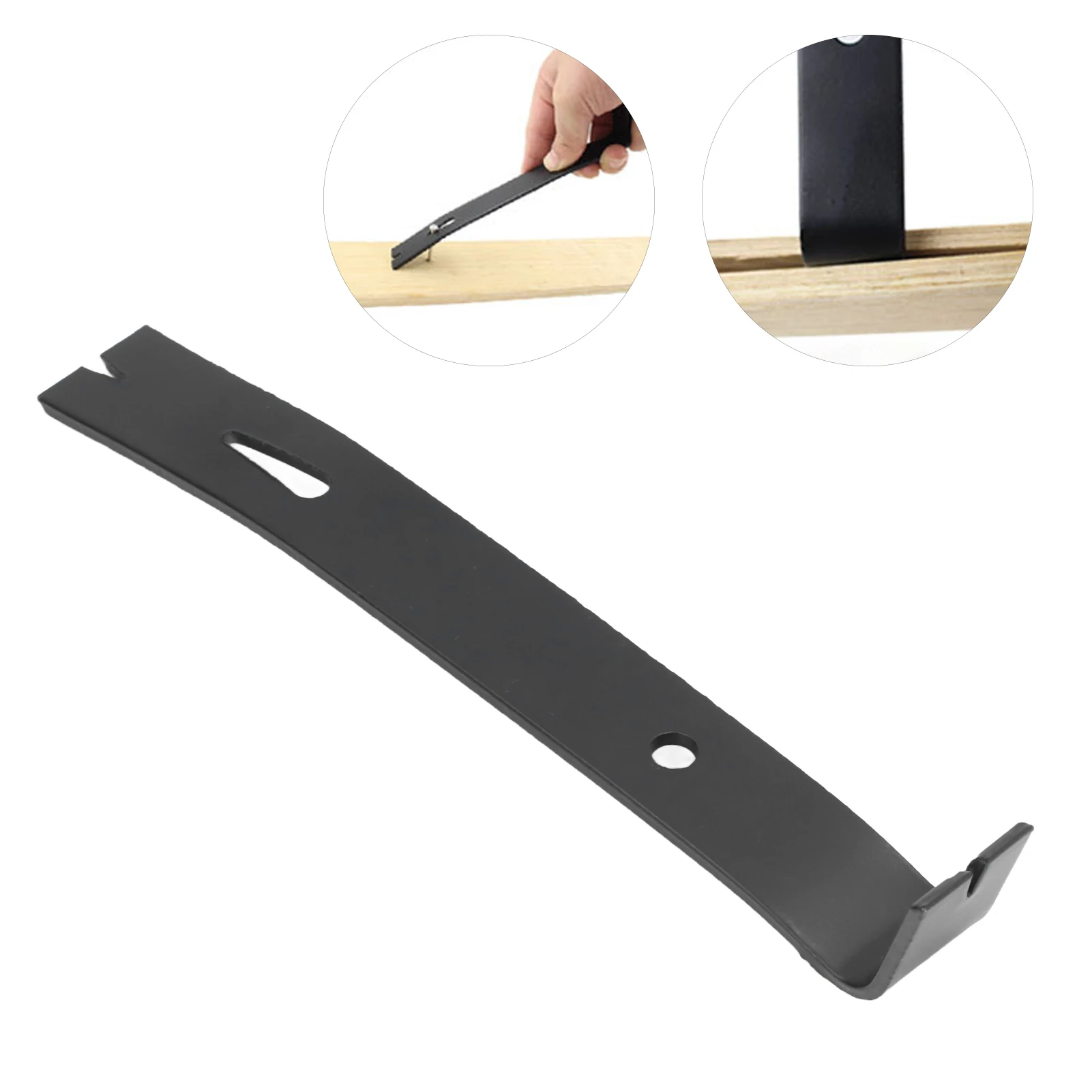 Nail Pry Bar Pry Bar Puller Pry Bar Tool Pry Bar Wrecking Nail Puller Carbon Steel Hand Tool for Woodworking Household Black