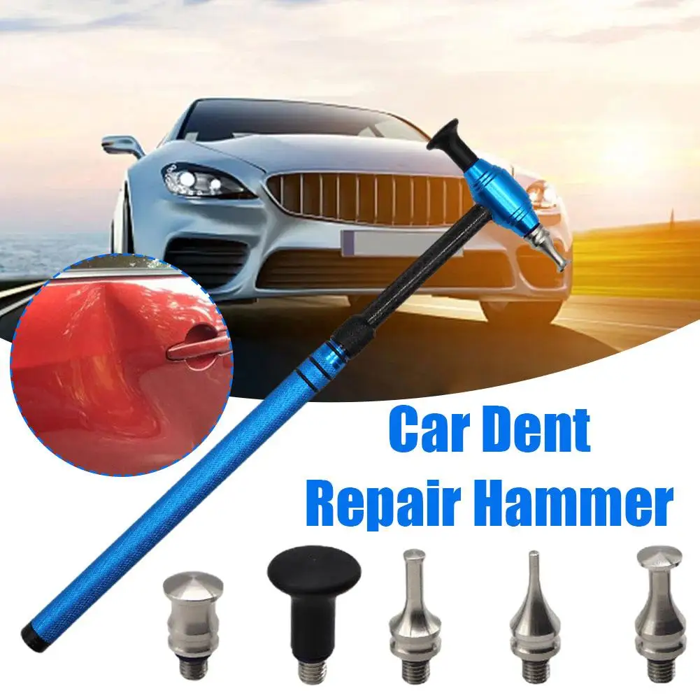 

Adjustable Car Length Hammer Dent Repair Hammer No Shaping Tools Sheet Repair Trace Body Striking Dent Metal Leveling Hamme X1W8