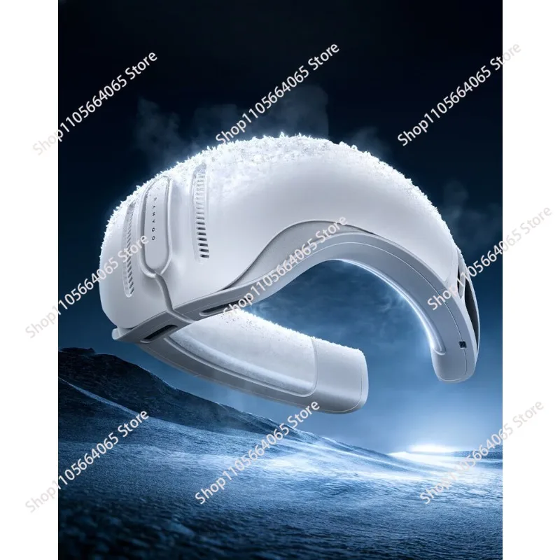 Neck Fan Portable Air Conditioner Small Cooling Fan Mini Smart Mute USB Charging Outdoor Cooling Bladeless Fan 1pcs