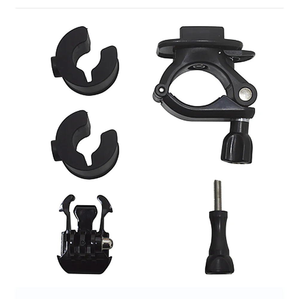Motocicleta Bike Handle Bracket para Ciclismo, Action Camera Mount, Fixing Base, GoPro Acessórios