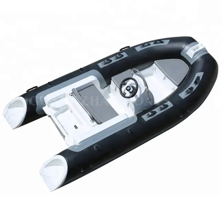 12 FT RIB360  Inflatable Rigid Rib Speed 3.6 M Fiberglass Yacht Boat for Leisure and Fishing Sports