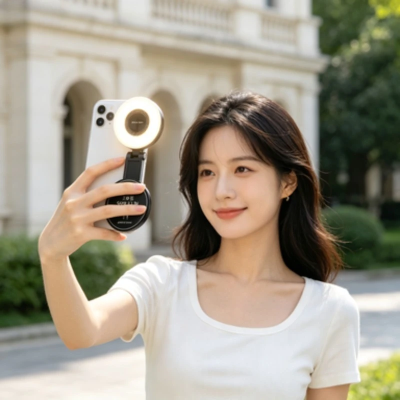 Magnetic Phone Selfie Ring Light Portable Fill Light For Live Streaming Outdoor Selfie Photography