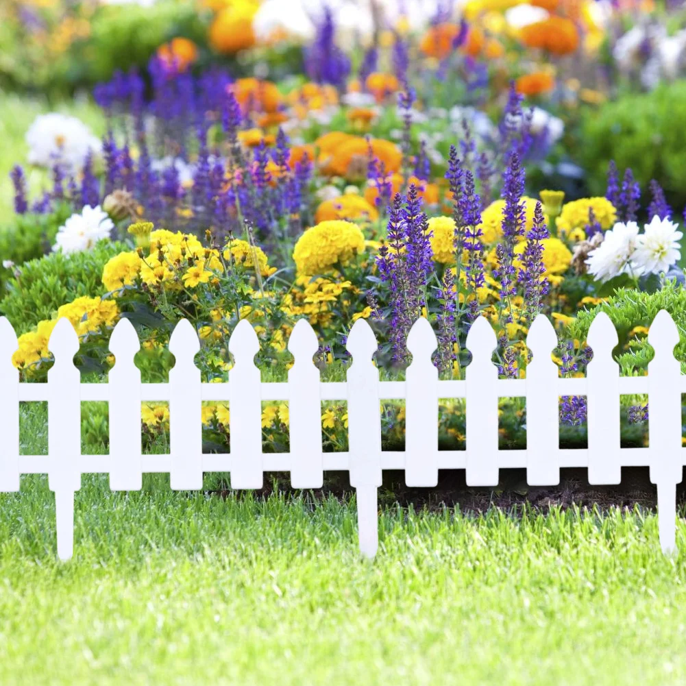 【Breeins】Garden Landscape Edging Border Decorative Outdoor Fence for Yard Lawn Garden Flower Bed Plastic