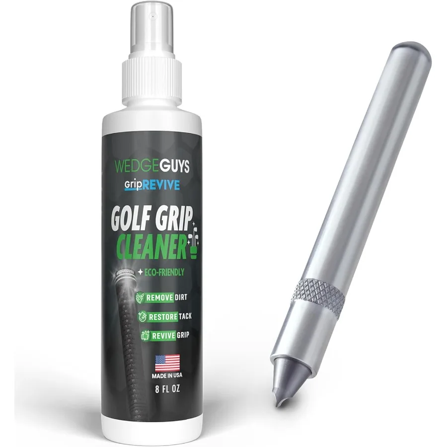 

Golf Grip Cleaner GripRevive Restore Enhance Traction for All Golf Grips Safe Formula for Improved Performance Easy to Use Golf