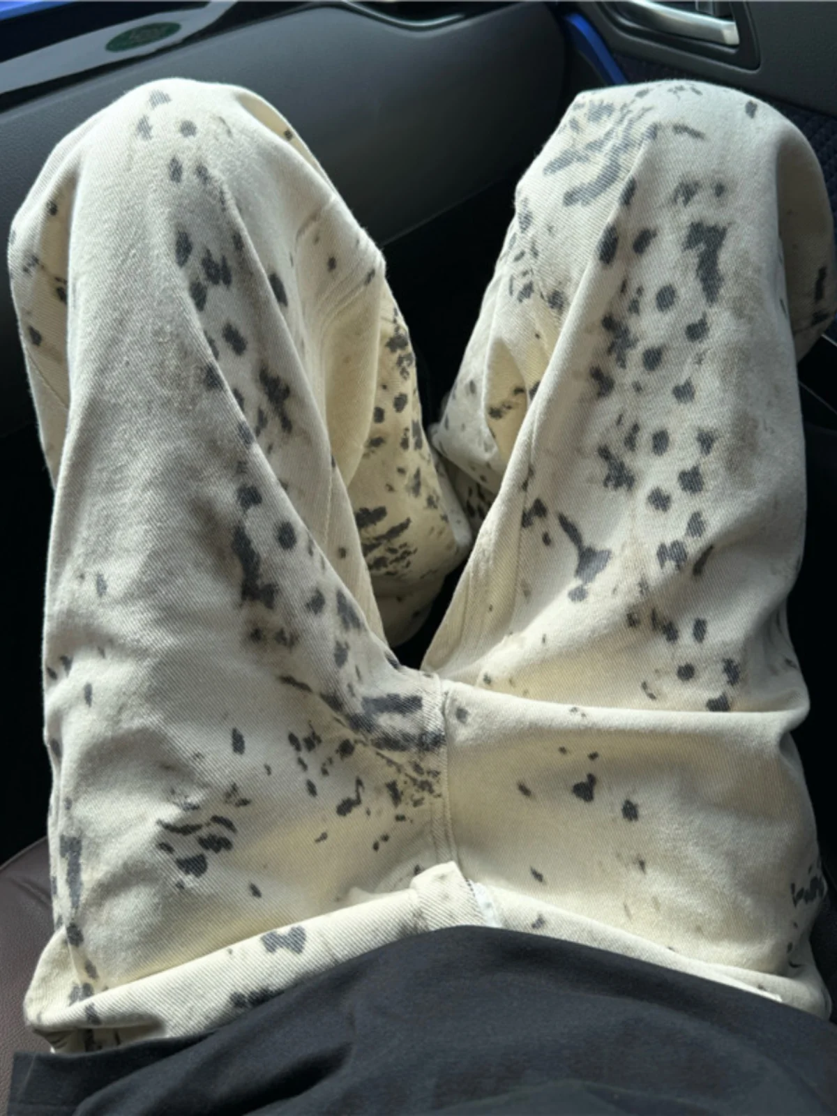 

American Retro Spot Denim Jeans Men's Straight Leg Knife Clean Fit Pants Autumn Trend Youthful Wear Resistant Casual Sle