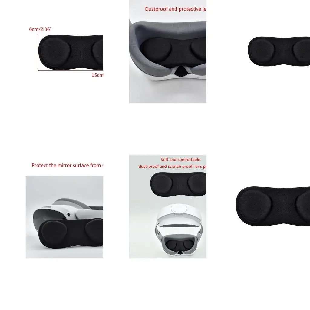 Scratch-resistant Lens Lens Caps Accessories Cover for Pico 4 Headset