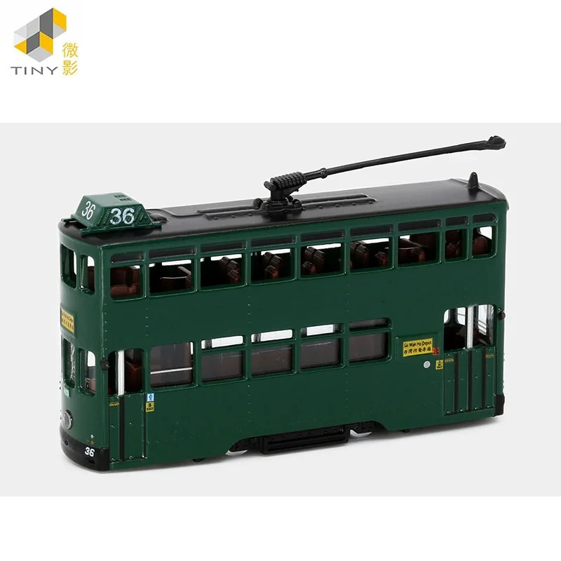 

Tiny 1:120 H.K Tram (Sai Wan Ho tram Factory) NO.32 Alloy Simulation Model Car