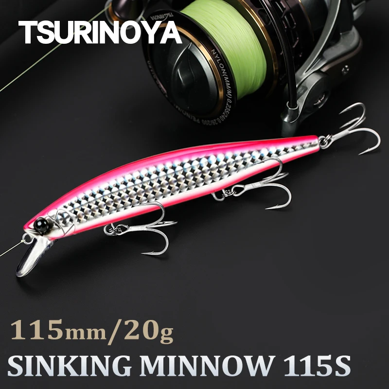 isca-artificial-tsurinoya-sinking-minnow-imp-115s-20g-para-pesca-de-robalo-lucio-e-sargo-jerkbait-de-longo-arremesso-para-Agua-salgada