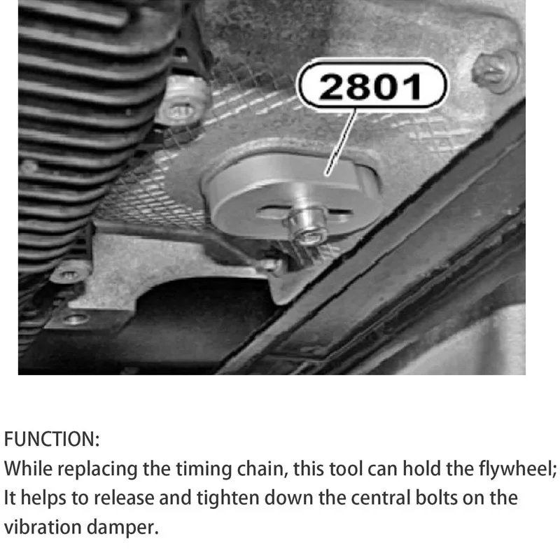 2801 Flywheel Holder for BMW N20 N26 Engines Flex Plate Lock Tool 83302222742 Great for Replacing The Timing Chain