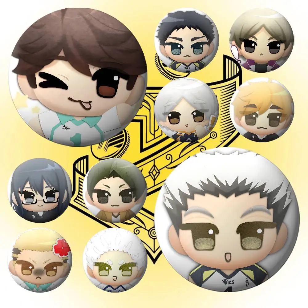 Anime Haikyuu! Anstecknadeln aus Weichblech, Metall-Broschen, personalisierter Schmuck, Accessoires für Hut, Tasche, Revers