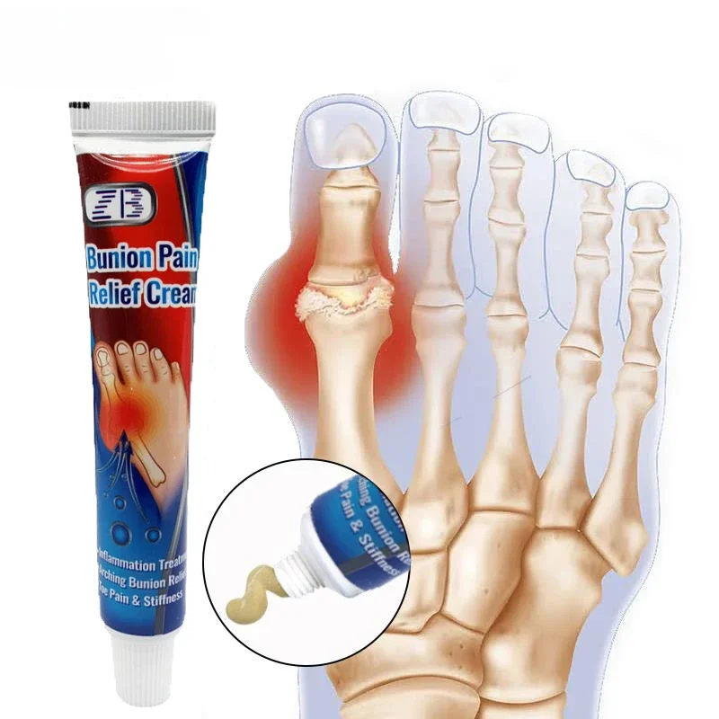 

3pcs Gout Treatment Cream Relieve Lumbar Arthritis Pain Treating Limb Stiffness Toe Joint Valgus Corrector Joint Care Ointment