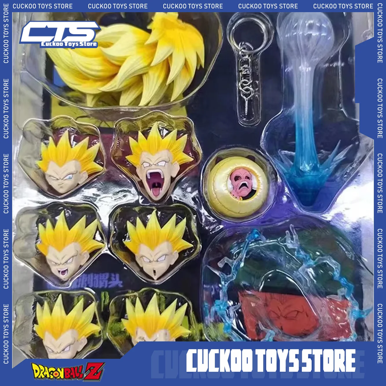 

Dragon Ball Z аниме-фигурка Supersaiyan 3 Gotenks, аксессуар для резьбы по голове, экшн-фигурка Gotenks, модели из ПВХ, детали специальных эффектов