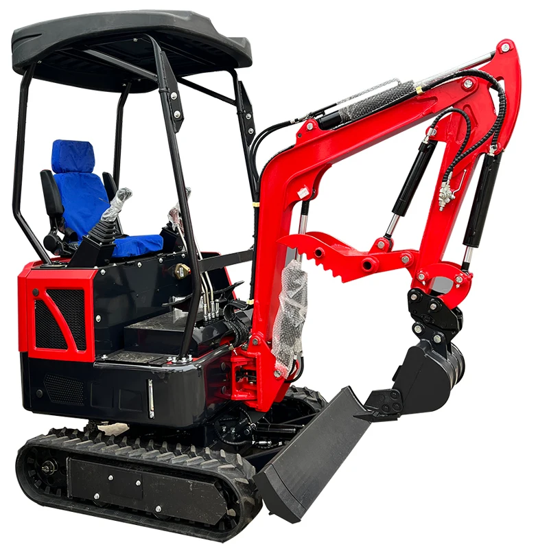 Hot Selling AR15 Mini Digger Used Small Crawler Excavator with Cab Pump & Bucket Core Components