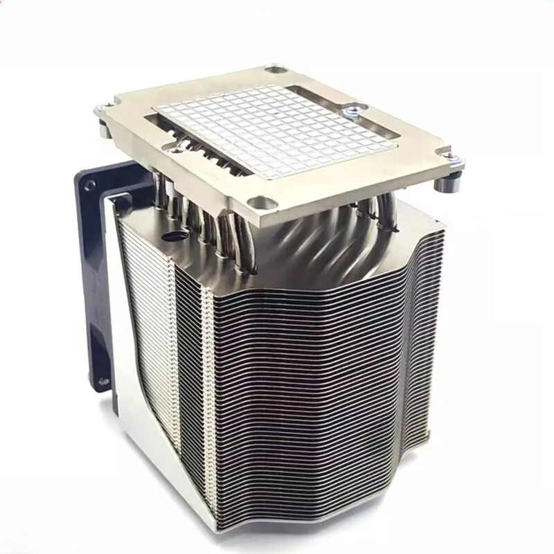 Server 6 Heat Pipe 2U Xeon C620 Rectangle 1U Air Cooled CPU Radiator Fan