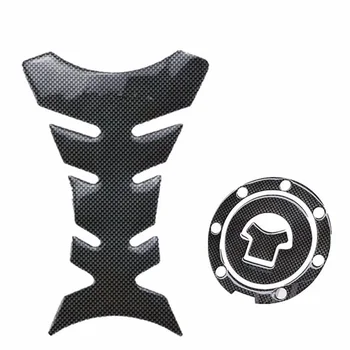 Tampa de gás combustível de fibra de corrida de moto, adesivo protetor de tanque, decalque para honda cbr 600 f2/f3/f4/f4i rvf vfr cb400 cb1300