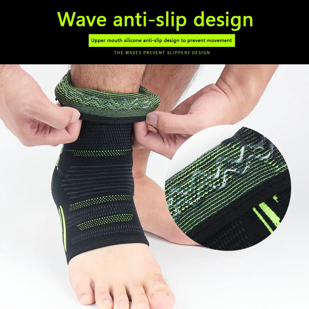 1Pcs Compression Ankle Brace Stabilizer Women Men Swelling Ankle Support Achilles Tendonitis Pain Sports Ankle Sleeve Running