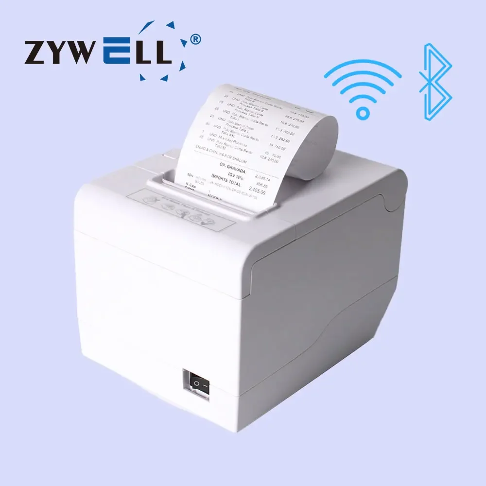 80 Mm Impresoras Temicas Thermal Receipt Printer With USB Ethernet Interface ZY808 POS Machine