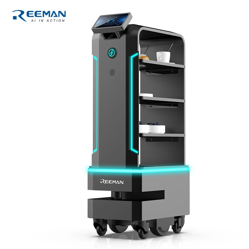 Factory Supply Discount Price Speaking Reception Food Delivery Robot Hotel Restaurant Service Robot Waiter For Sale