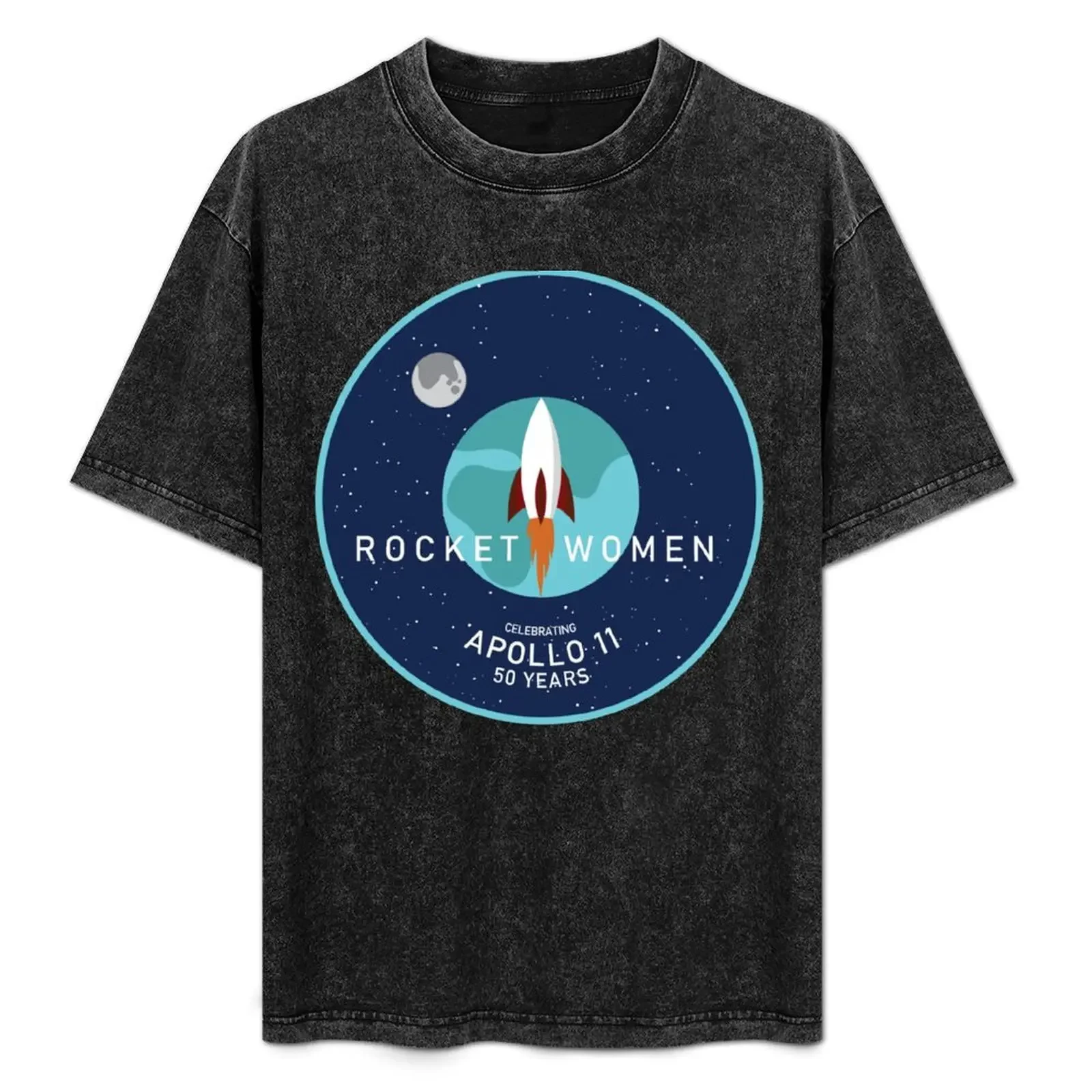 

Rocket Women - Apollo 11 50th Anniversary Logo T-Shirt Outdoor Sports Lightweight Tee