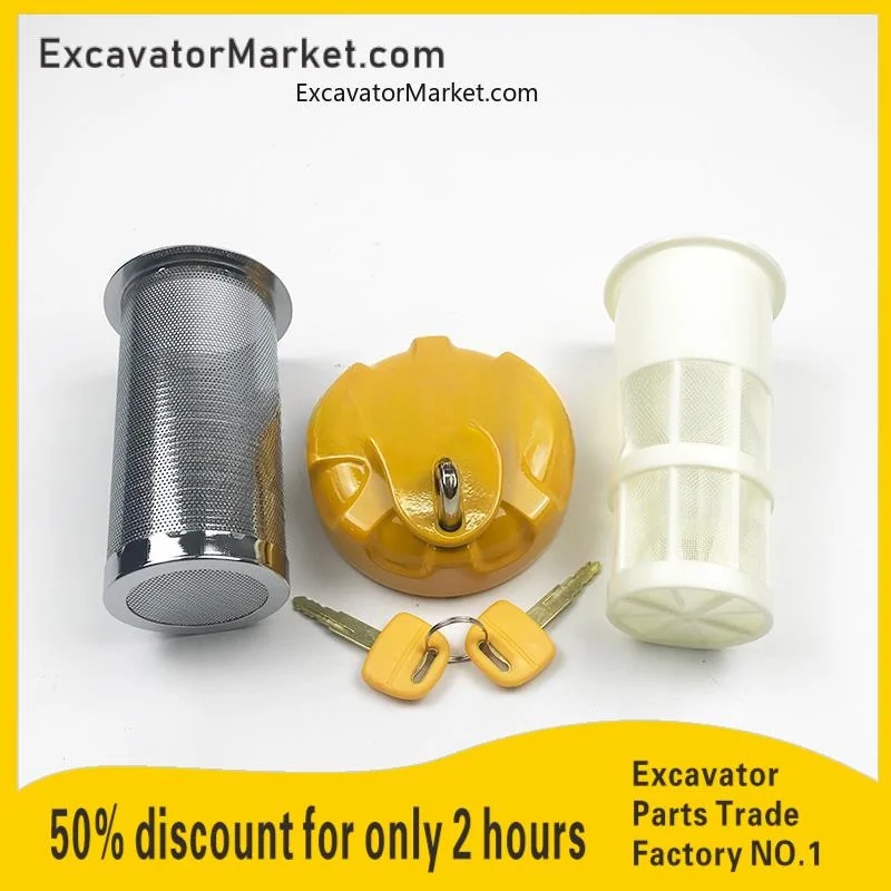 Xcmg Xe75d 80 60 135 150 210 335 Fuel Tank Cap Diesel Tank Cap Filter High Quality Excavator Accessories