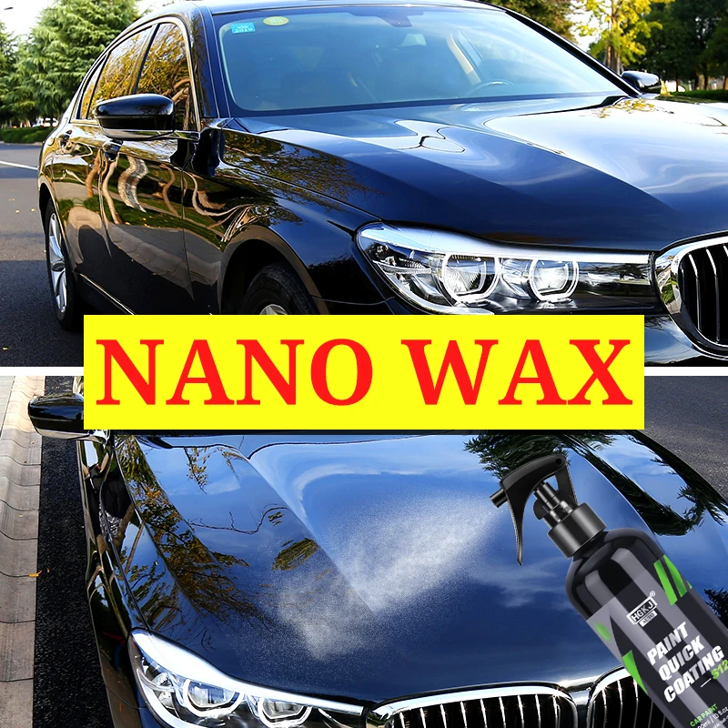 300/100/50ml Car Paint Coating Spray Super Hydrophobic Polishing Cars Ceramic Coating More Shine Quick Coat Nano Wax HGKJ S12