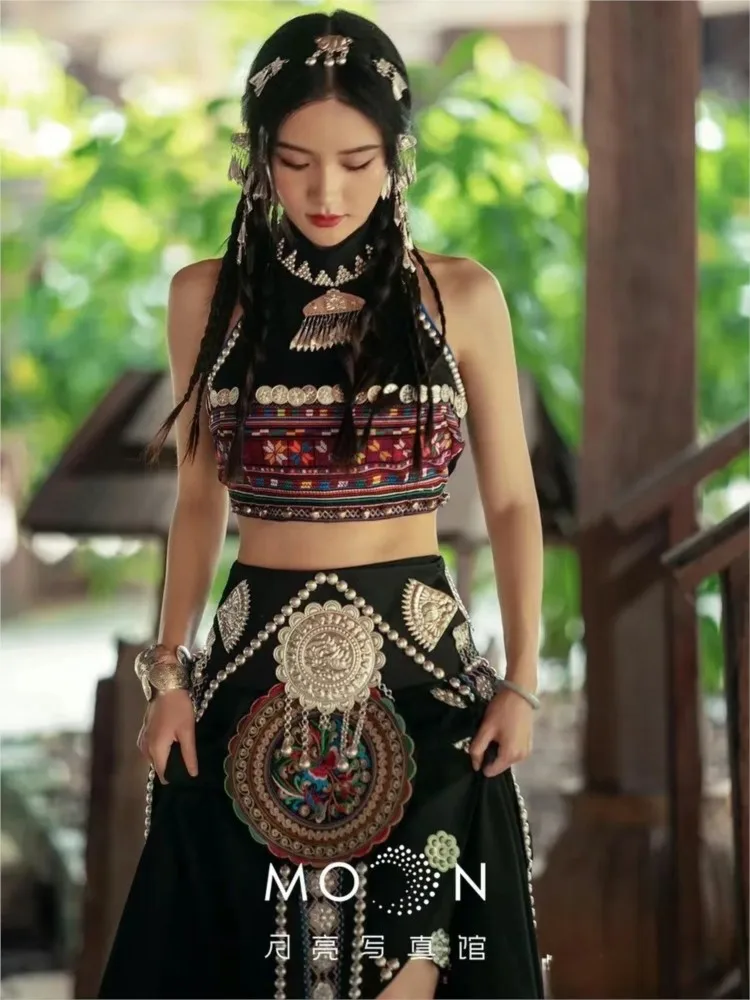 소형 민족 무용 공연 의상 및 성인 스타일 여성 의류