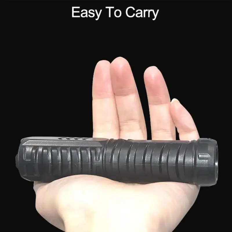 Mini Strong Light USB Rechargable Flashlight Zoom Long-Range Portable Outdoor Lighting Powerful Camping Students Flashlights