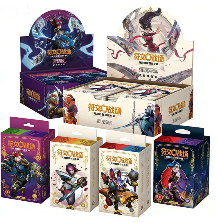 

Genuine League of Legends Riftbound Cards Runes Battlefield Breaking Limits Booster Box TCG Collection Cards