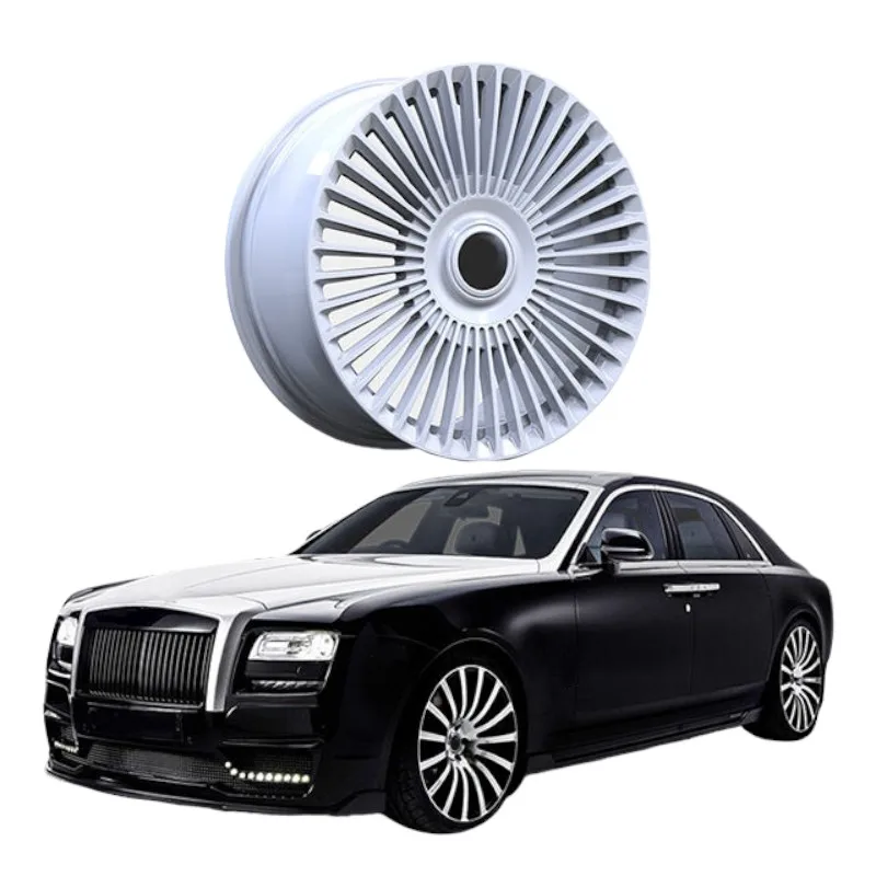 Fit for Rolls-Roycee Ghost car rim forged wheel nave customized Ivory white lightweight wheel modification,Perfect installation