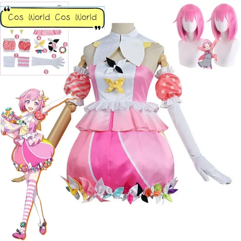 Project Sekai Colorful Stage! Ootori Emu Otori Emu Anime Cosplay Halloween Christmas Carnival Party Costume Women's Clothing