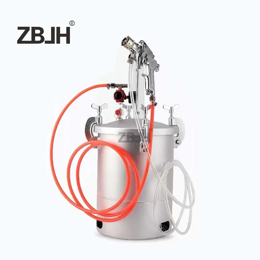 10L High Pressure Paint Sprayer Kit, Includes Spray Gun, Hose, for Commercial Use