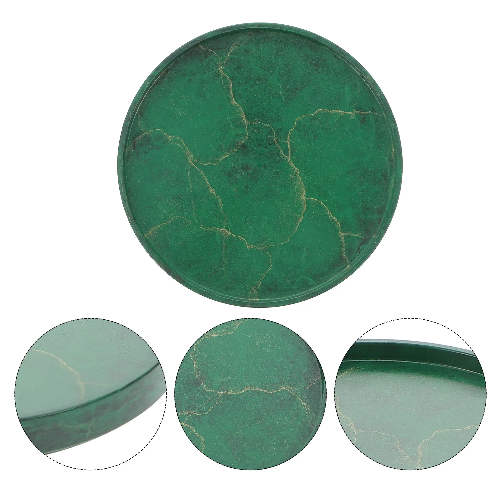 

Copper Coasters Metal Heat Insulation Mats for Heat Insulation Coasters Tea Coffee Drink Brass Home Accessories Green Color