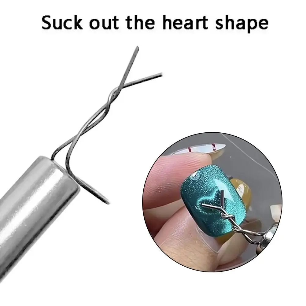 Rotonda Nail Art Cat Eye Gel Penna magnetica per smalto gel 3D Cat Eye Unghie Pittura Forte magnete Stick Manicure Strumenti fai da te M2B8