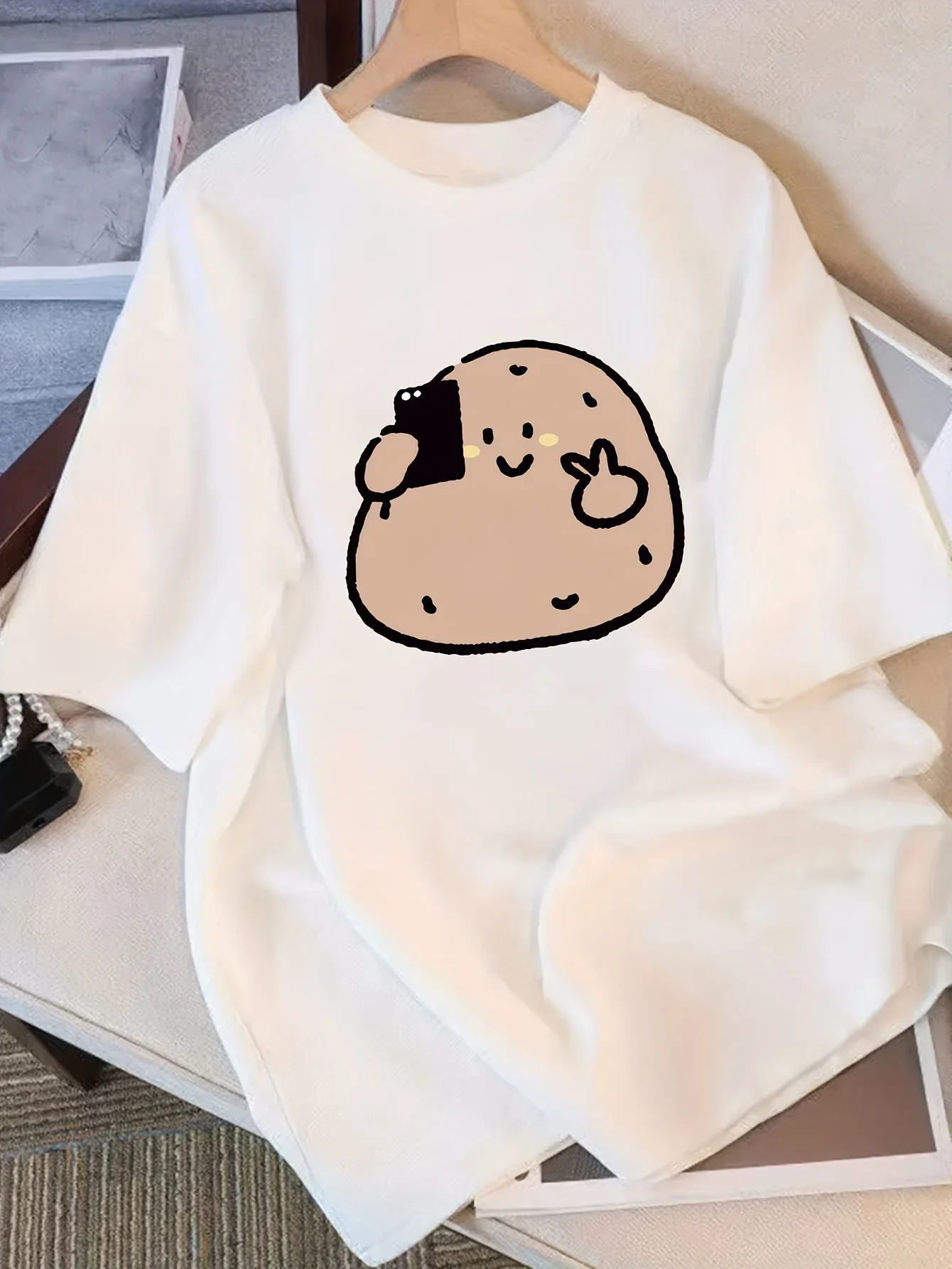 

Женская футболка больших размеров, одежда с короткими рукавами и графикой, свободный и повседневный, мягкий и удобный, дышащий, для занятий спортом на открытом воздухе