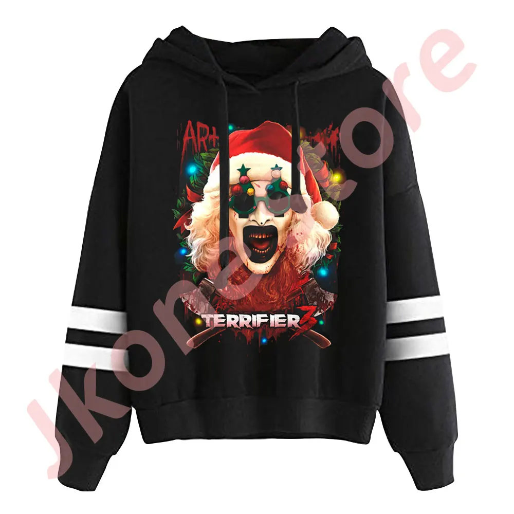 Terrifier Yuletide Terror Merch Pullover Hoodies Cosplay Women Men Fashion Casual Long Sleeve Sweatshirts