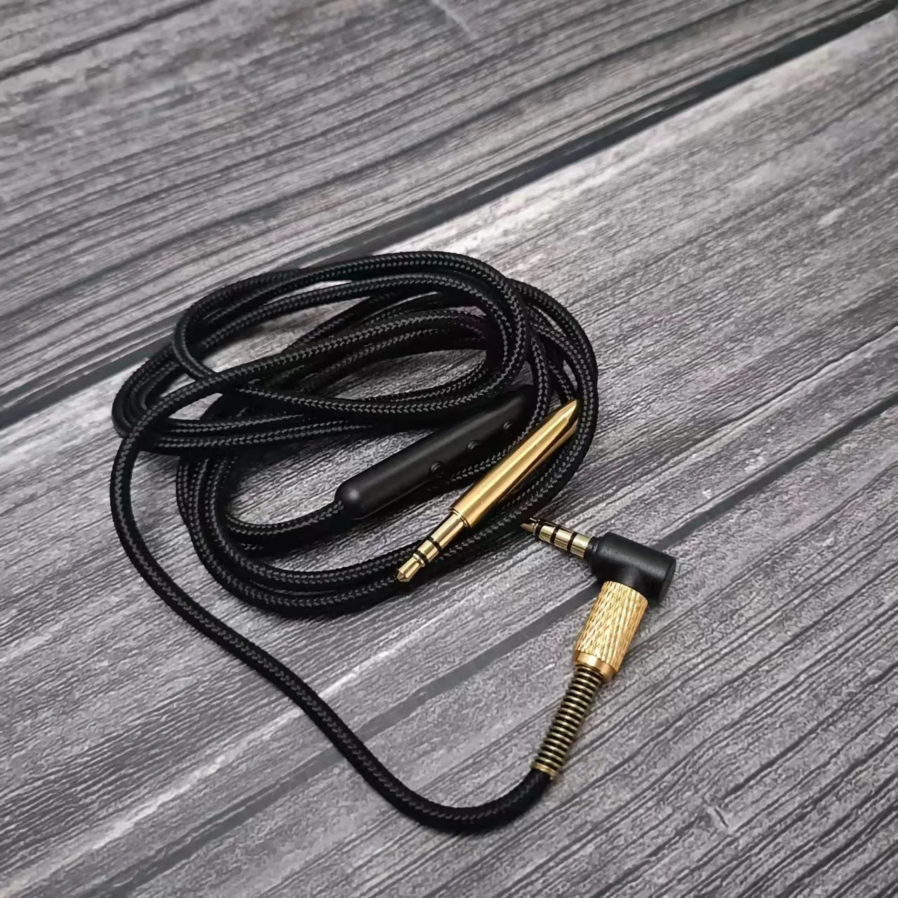 Hochwertiges Audiokabel für Philips SHP9500/9600 Headset, 3,5-mm-auf-3,5-mm-Stecker, geflochten mit Weizenfaden. – Detail 5