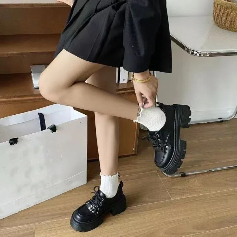 Frühling und Herbst Neue Runde Kopf Dicken Boden Platz mit Dünnen Gürtel Einzelnen Schuhe Mode Komfortable Sexy Casual frauen Schuhe – Detail 3