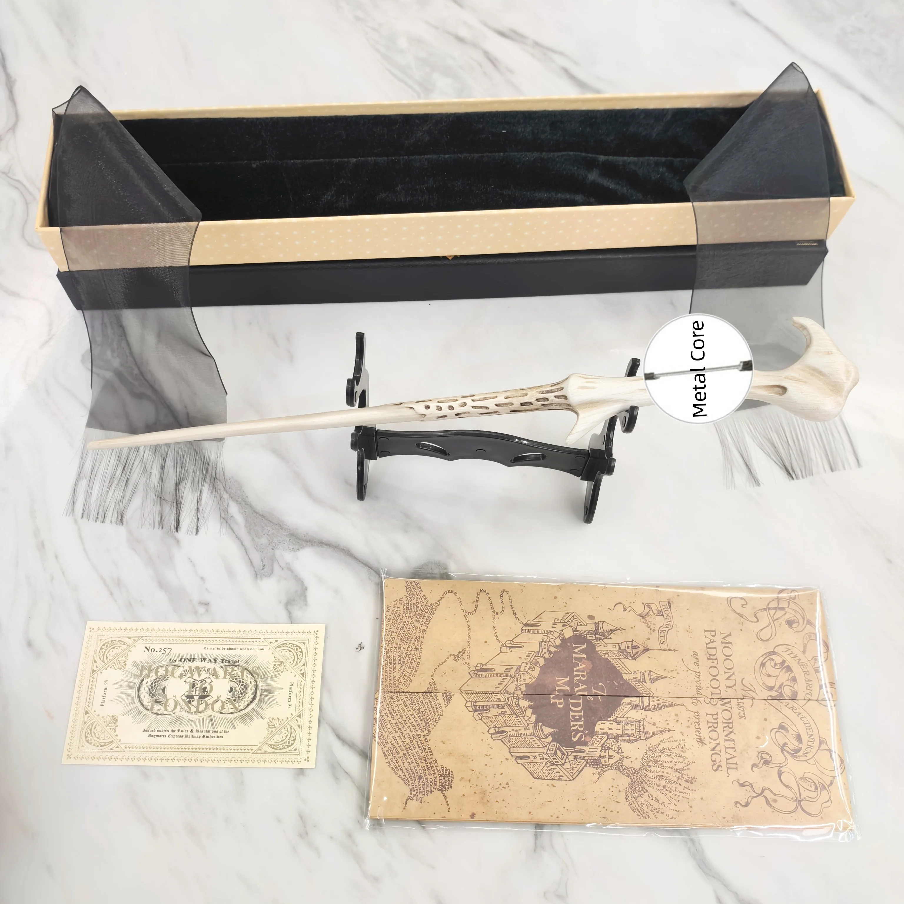 With Box Set Anime Funny Cosplay Magic Pottee Wand With Box Children Decoration Toy Accessories For Bacchetta Magic Stick