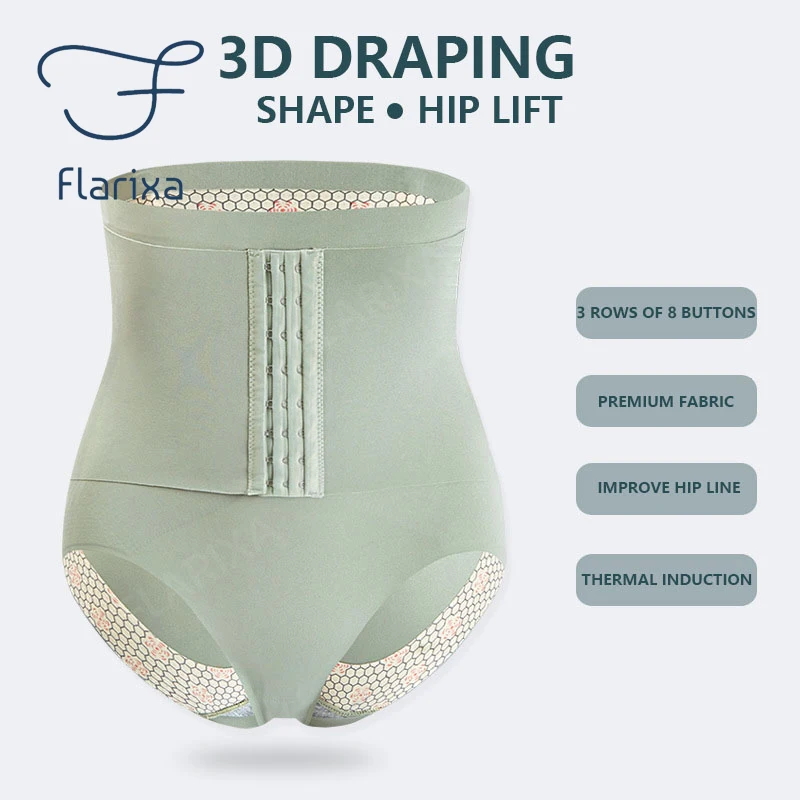 Flarixa-Culotte 2 en 1 lifting des hanches et ventre plat pour femme, vêtement sculptant, corset sculptant, taille fine