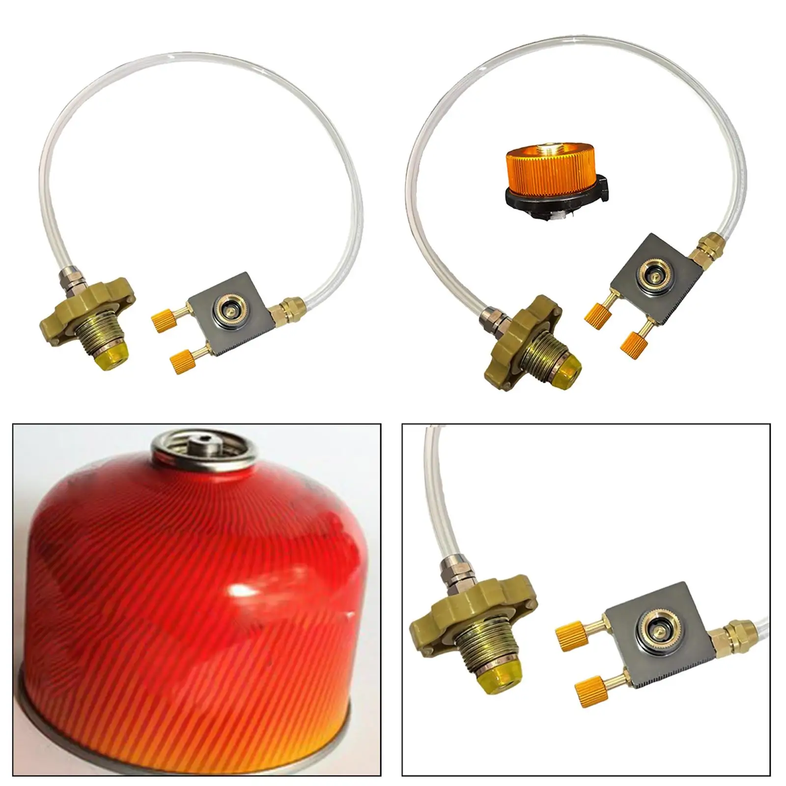 

Адаптер для заправки пропана, металлический шланг для газового баллона, адаптер для заправки газа для уличной походной печи