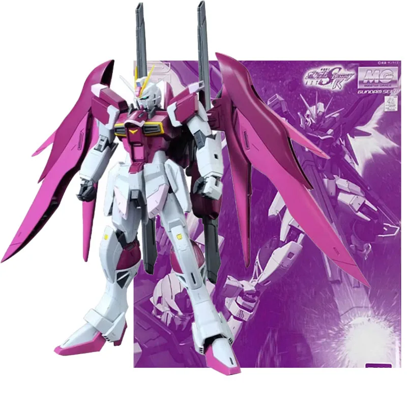 

Bandai Original Anime GUNDAM Model MG 1/100 DESTINY IMPULSE REGENES GUNDAM Action Figure Toy for Kid Collectible Model Ornaments