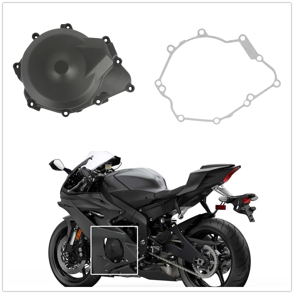 

Stator left Crankcase Cover For Yamaha YZFR6 YZF R6 2006-2022 2008 2011 2018 2021 Motorcycle Accessories
