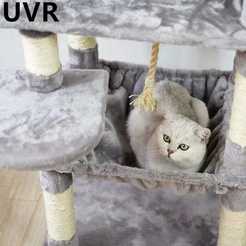 

UVR Practical High-quality Cat Climbing Frame Spacious Large Cat Stand Cat Climbing Post Cat Climbing Toys Cat Tree Climbing