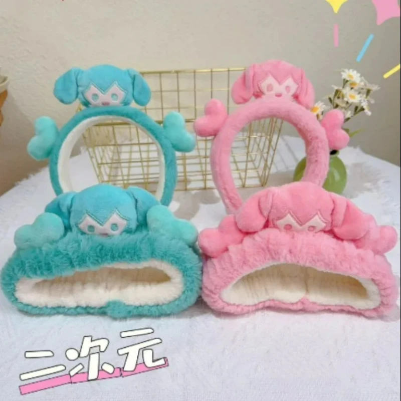 Animazione Cartoon Hatsune Miku Second Yuan Around peluche Hairband Cute Face Hair Band Suit.